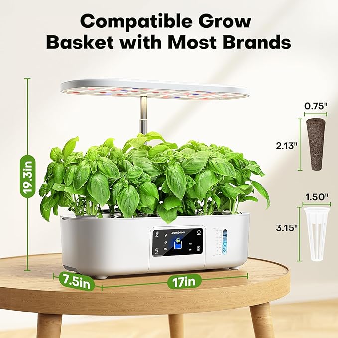 Ahopegarden Hydroponics Growing System Kit Indoor Herb Garden - Image 5