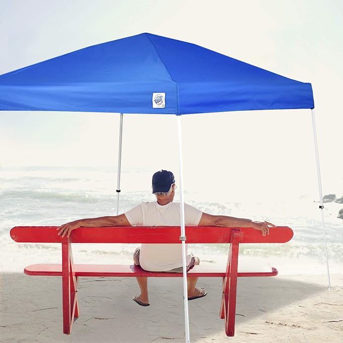 E-Z UP Sierra II Instant Pop Up Outdoor Canopy 10' x 10', Roller Bag and 4 - Image 5