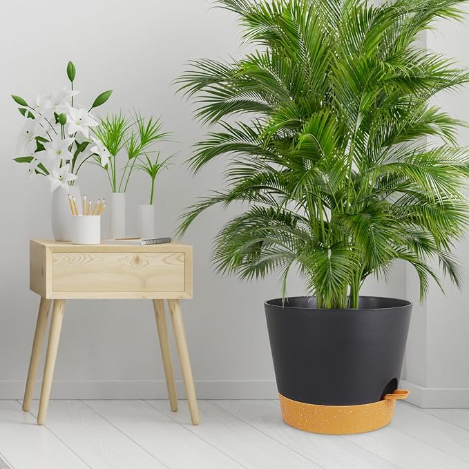 12 inch Large Self Watering Pots, Plant Pots - Image 7