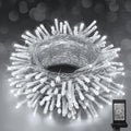 KNONEW Christmas String Lights Indoor Plug in, 60FT 180LED Outdoor Waterproof by KNONEW