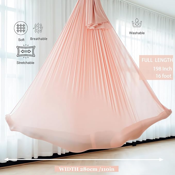F.Life Aerial Silk Yoga Hammock & Swing - Image 2