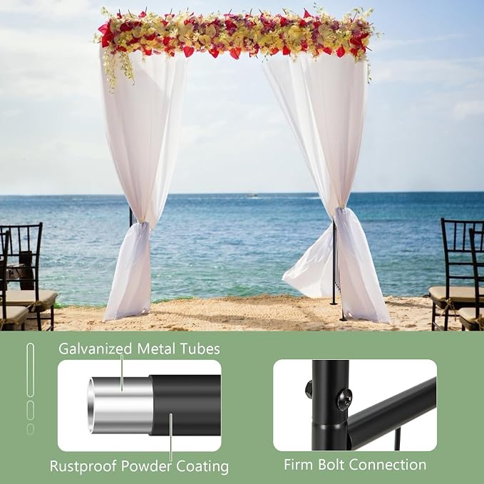 Giantex Garden Arbor Wedding Arch - Image 3