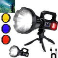 Solar Rechargeable Spotlight 3, 000L High Lumens, Super Bright Led Spot Lights by Sogidon
