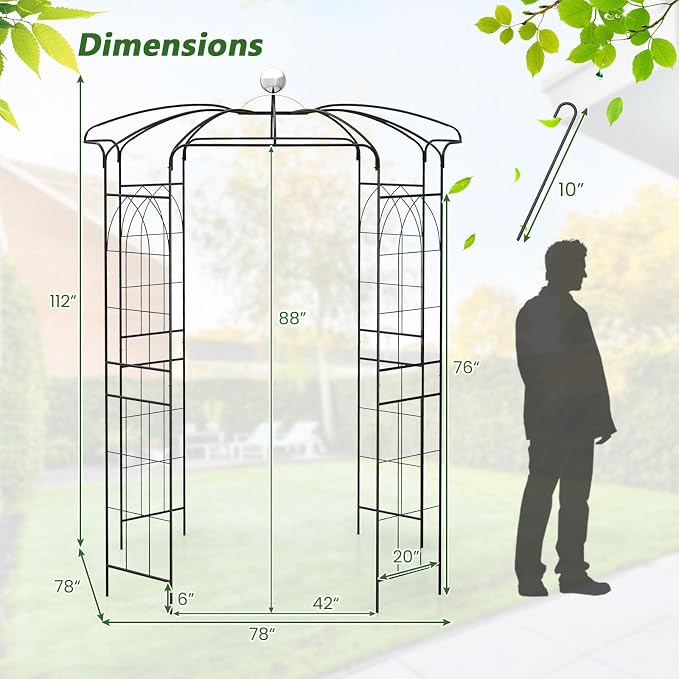 Giantex Birdcage Shape Gazebo - Image 7