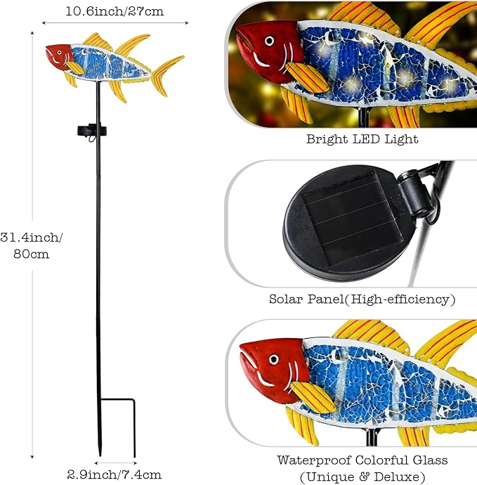Yiosax-Solar Outdoor Lights Decorative-Yard Outdoor Decorative - Image 3