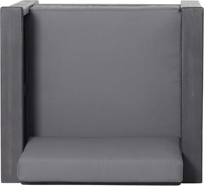 Christopher Knight Home Louver Club Chairs, Dark Gray - Image 9