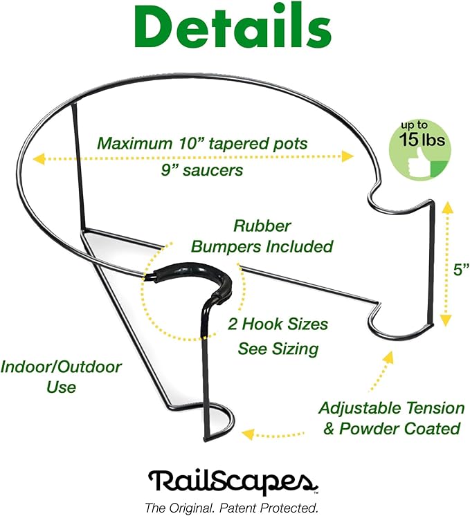 Railscapes Floating Railing Plant Clip - Image 6