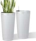 24in Tall Self-Watering Planters Set of 2 by PolarcoForgeco