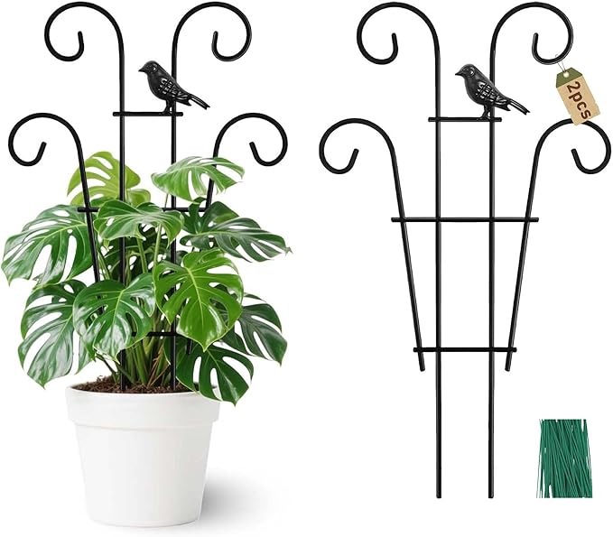 Coomin 14.5 Bird Indoor Plant Trellis by COOMIN