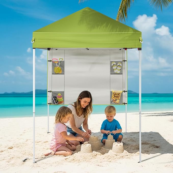Outvita 5x5 Pop Up Canopy Tent, Ez Up Outdoor Canopy Tent Instant Shelter - Image 6