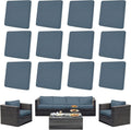 12Pcs Outdoor Cushion Covers, Patio Cushion Covers, Stretch Elastic Slipcovers by dreahoteztil