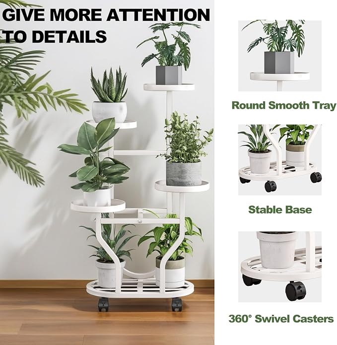 Plant Stand Indoor Outdoor 4 Tier Flower Holder - Image 4