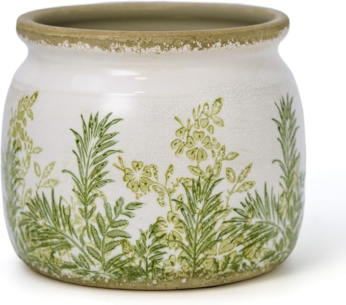 Flower Pot, Vintage Ceramic Pot by Dosayes