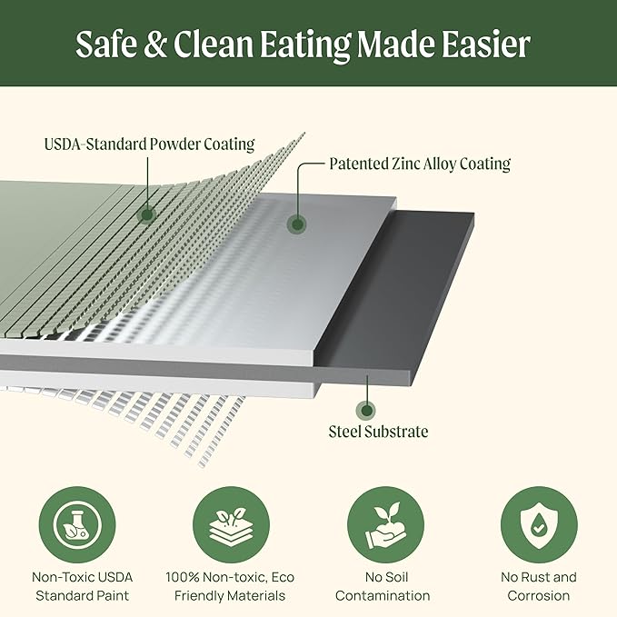 32" Extra Tall Raised Garden Bed Kits, 3.5 x 5 x 2.7ft Raised Planter Box - Image 4