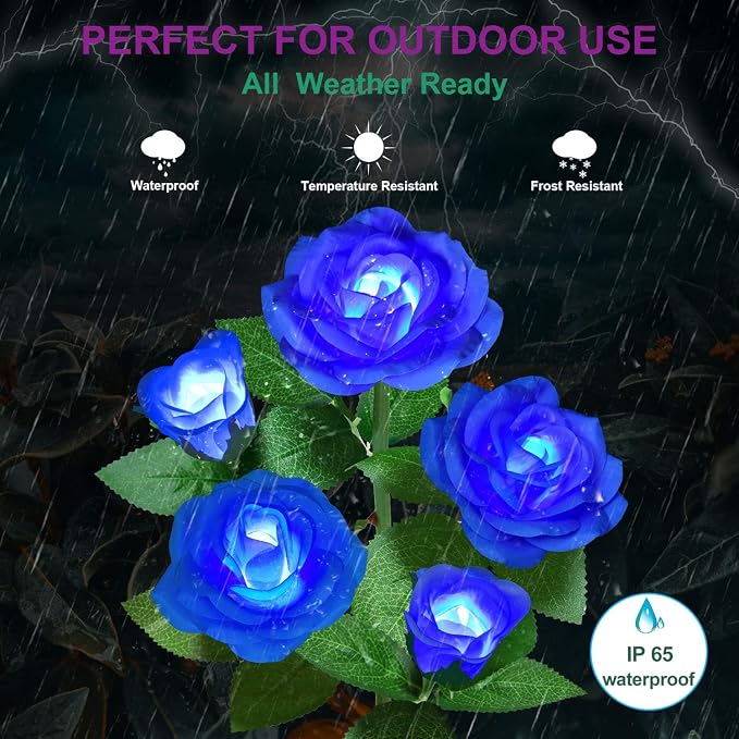 Solar Flower Lights Outdoor - Image 6