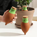 Ollas Plant Watering Globes. 2 Pcs Self Watering Planter Insert. Terracotta by KGCCIZI