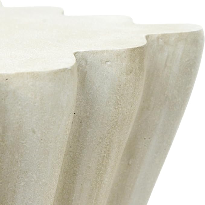 Christopher Knight Home Outdoor Side Table, Wave Design End Table, Decorative - Image 5