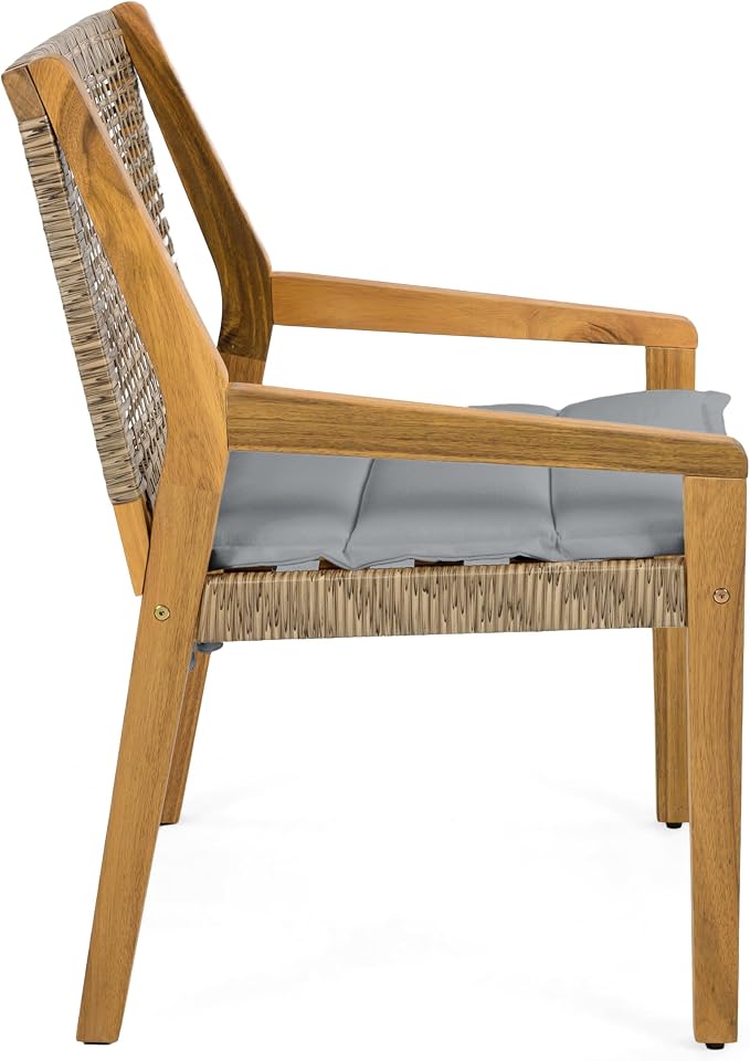 Christopher Knight Home Verle Wooden Patio Dining Set - Image 14