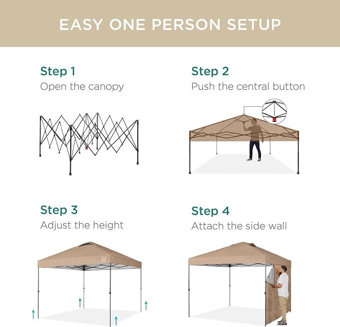 Best Choice Products 10x10ft Pop Up Canopy Tent - Image 3