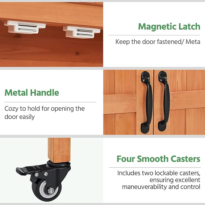 Yaheetech Garden Potting Bench Table - Image 7