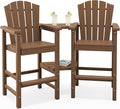 KINGYES Tall Adirondack Chair Set of 2, All-Weather HDPE Outdoor Adirondack by KINGYES