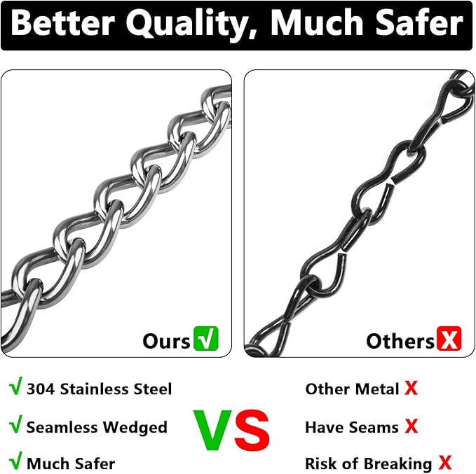 Heavy Duty Hammock Chains with 4 Carabiners - Image 2