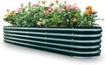 Gardmax Galvanized Raised Garden Bed, Lightweight Planter Boxes Outdoor by ChooseGardmaxforbetterlife