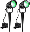 Halloween Christmas Outdoor Spotlights Green Landscape Lights Outdoor Spotlight by UPONELED