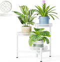 3 Tiered Tall Plant Stand Indoor Outdoor, Metral Plant Shelf by Unknown