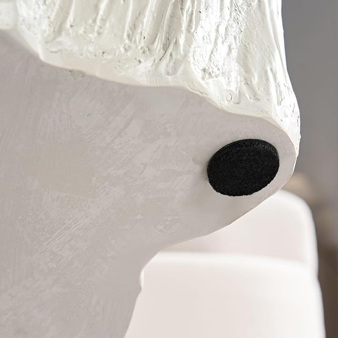 48.62" Coffee Table Modern Unique Shape Fiberglass Center Table - Image 8