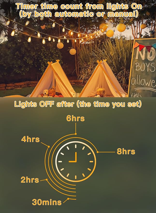 Ollny 25+2 LEDs ST38 Solar String Lights - Image 5