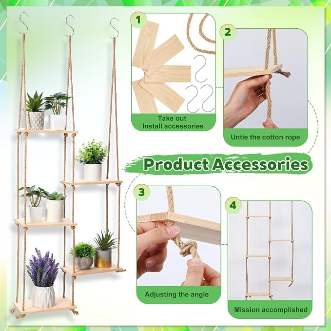 Novabright Window Hanging Plant Shelf - Image 4