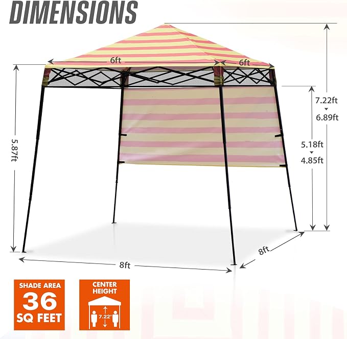 EAGLE PEAK 8x8 Pop Up Canopy Tent - Image 3