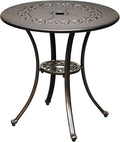 DWVO 25 Inches Round Patio Dining Table by DWVO