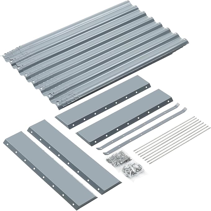 Land Guard 2 Pack 8×4×2ft Galvanized Raised Garden Bed Kit, Galvanized Planter - Image 4