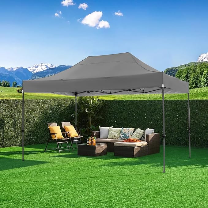 COBIZI 10x15 FT Pop up Canopy Tent, Heavy Duty Easy Up Commercial Outdoor Party - Image 8