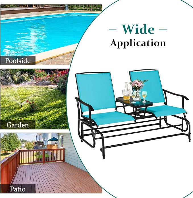 Giantex Patio Bench Glider Chair - Image 5