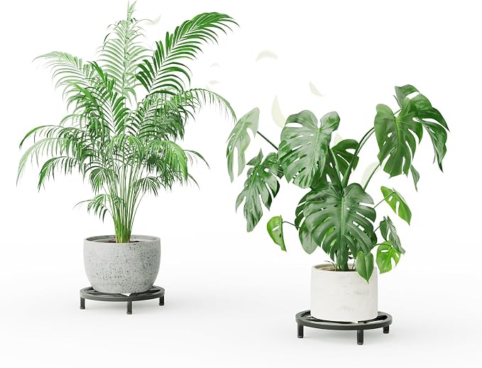 Zhongma 2 Pack 11.8" Fully Assembled Sturdy Potted Plant Stand Flower Pot - Image 3