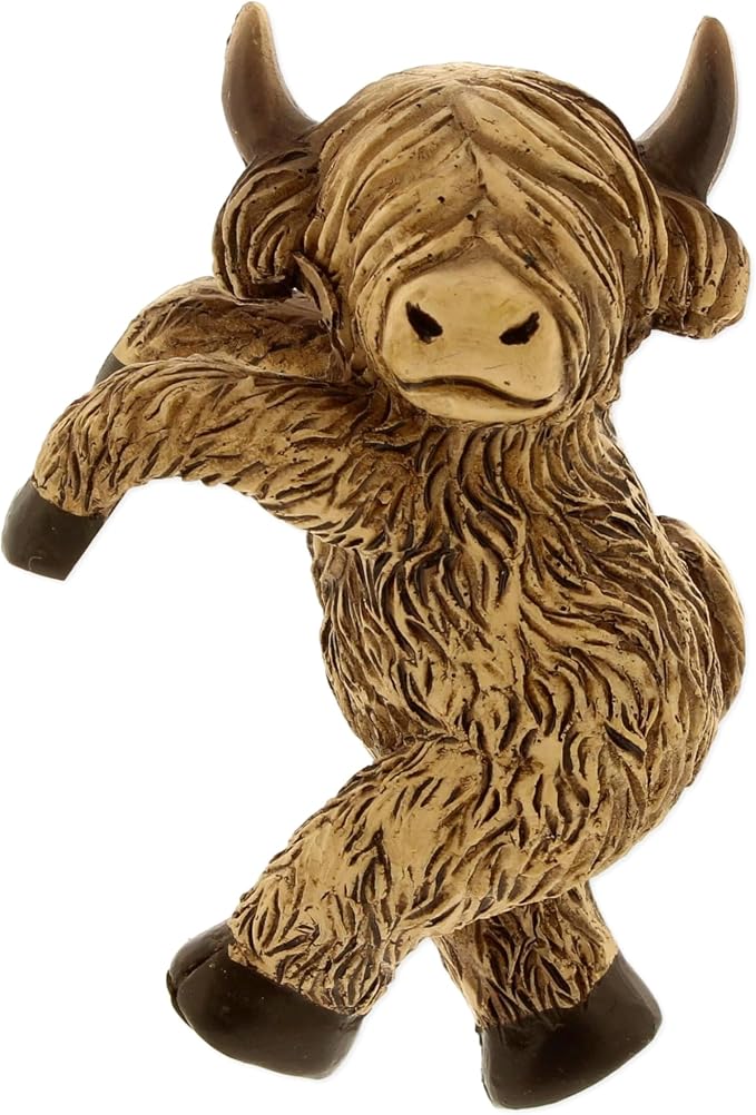 The Bridge Collection Highland Cow Pot Hanger - Image 3