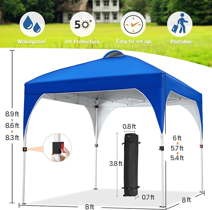 Yaheetech 8x8 Pop Up Canopy Tent - Image 3