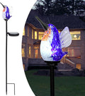 Afirst Decorative Solar Lights Outdoor Solar Hummingbird Stake Lights Hand by Afirst