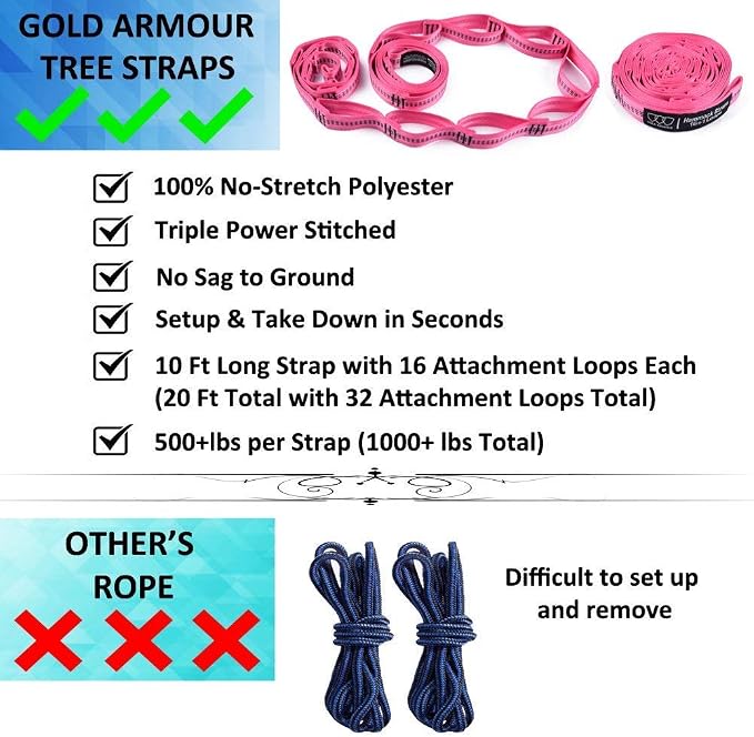 Gold Armour Camping Hammock - Image 3