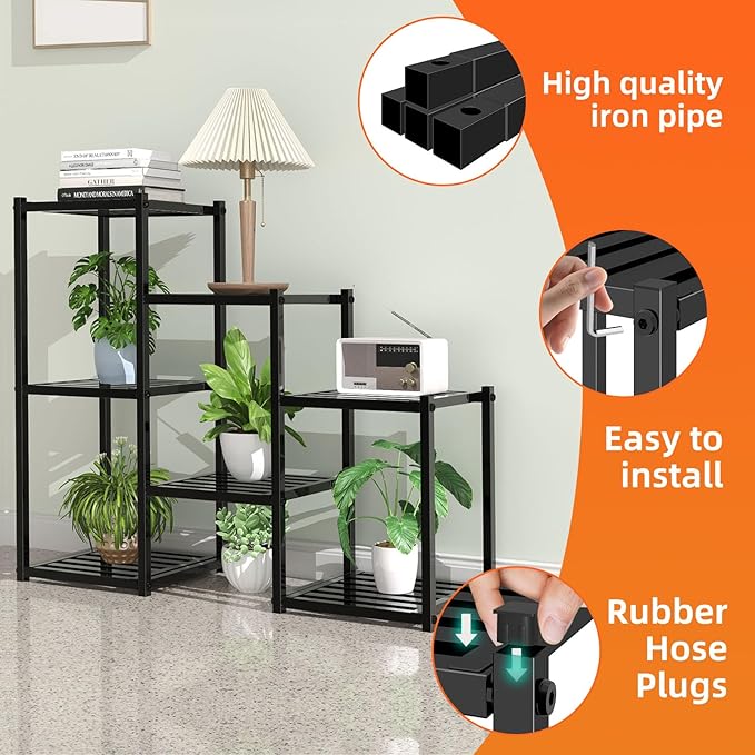 Simple Trending Plant Stand Indoor Outdoor, Heavy Duty Metal Waterproof 7 - Image 4