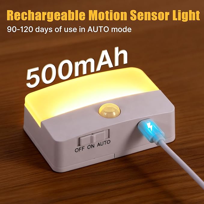 3 Pack Rechargeable Motion Sensor Stair Lights - Image 2