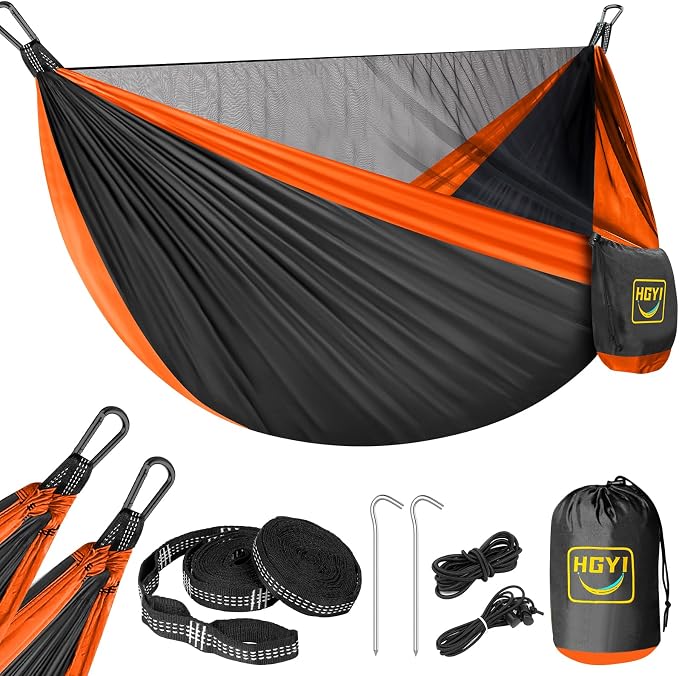 Camping Hammock Mosquito Net, Double & Single Portable Hammocks Hammocks by HGYI