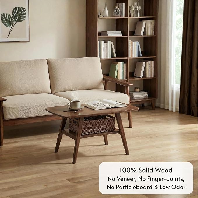 Solid Wood Coffee Table - Image 4