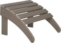 WO Home Furniture Adirondack Ottoman Outdoor Patio Footrest 13.5" Inch Folding by WOHomeFurniture