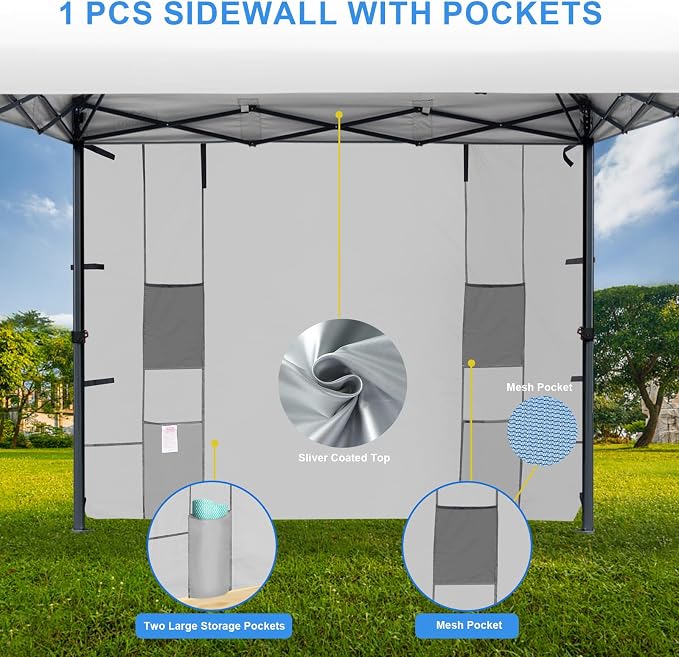 KAMPKEEPER 10x10 Easy Pop Up Canopy Tent - Image 5