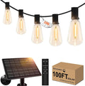 100ft Solar Outdoor String Lights by GHUSTAR