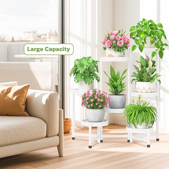 iDavosic.ly 7 Tier Folding Plant Stand Indoor Outdoor - Image 7